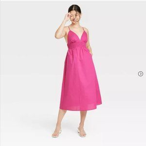 Women's Sleeveless Sundress - A New Day™ Color Pink Size XXL New With Tags 1